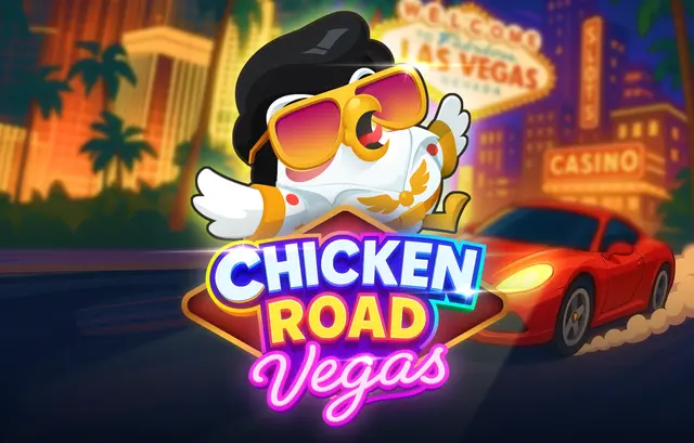 Chicken Road Vegas, version néons et casino